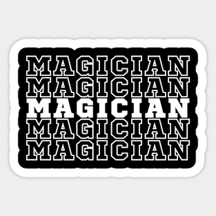 Magician. Sticker